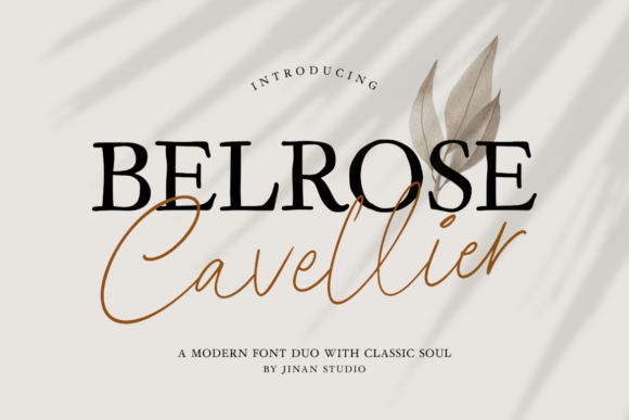 Belrose Cavellier Duo: Marrying Script Flow with Serif Strength