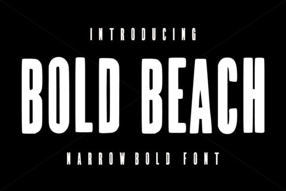 Bold Beach: Your Go-To for Striking, Modern-Vintage Typography
