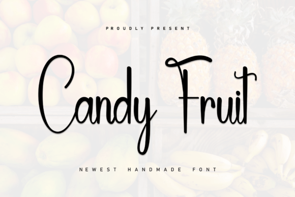 Candy Fruit: A Casual Yet Elegant Handwritten Typeface
