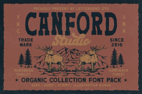 Canford Trio: A Typeface for Authentic, Rugged Brands