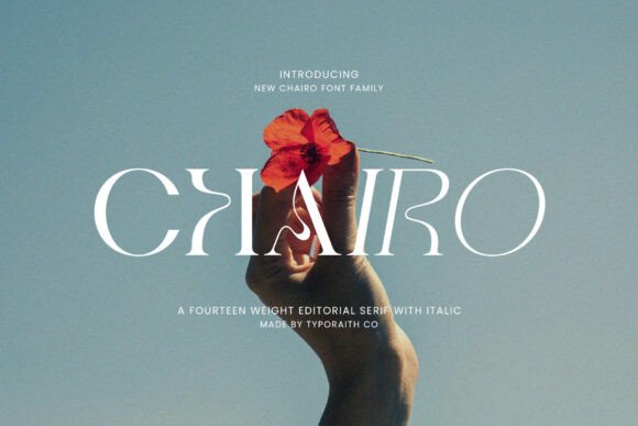 Chairo Family: A Serif for Modern Elegance