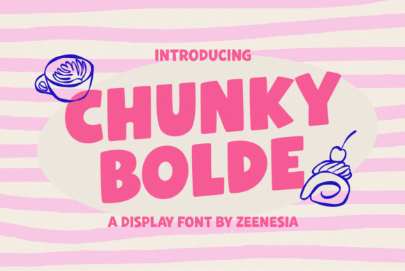 Chunky Bolde: A Sweet and Confident Display Font for Maximum Impact