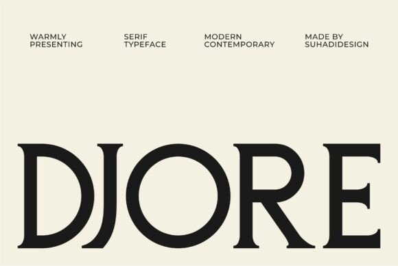 Djore: A Modern Serif for Elegant Design