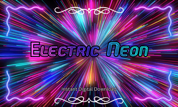 Electric Neon: Ignite Your Visuals with Vibrant Glow