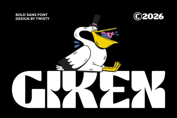 Giken: The Bold Sans Serif for Unforgettable Design