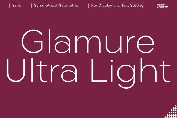 Glamure Extra Light: Defining Modern Luxury Typography
