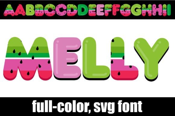 Melly: A High-Shine Bubble Font for Playful Brands