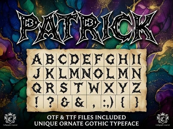 Patrick: The Decorative Display Font for Unforgettable Headlines