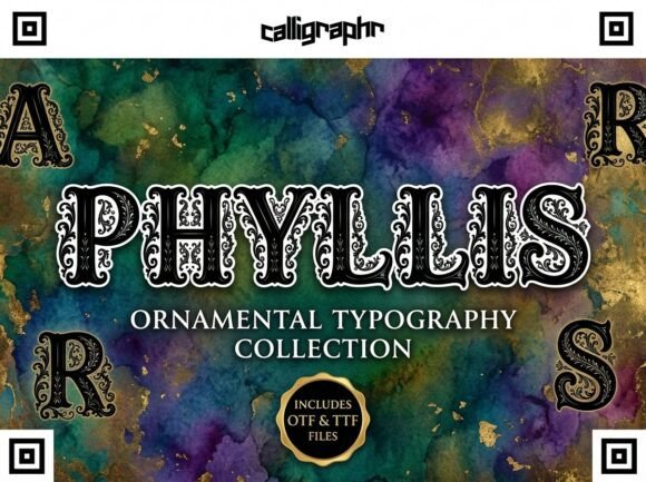Phyllis: The Decorative Display Font for Bold Creators