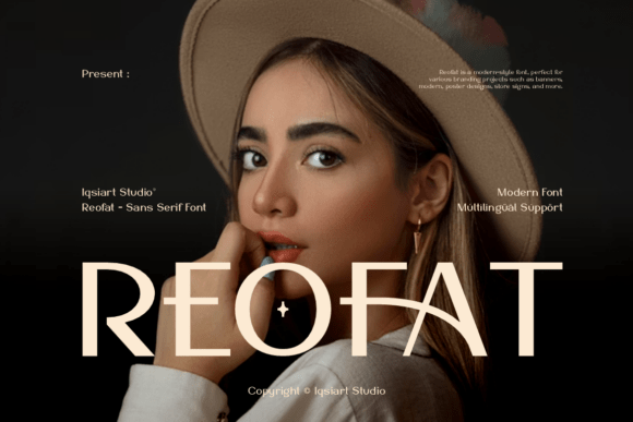 Reofat: A Modern Display Typeface for Bold Brands