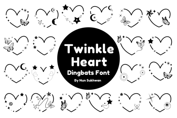 Twinkle Heart: Crafting Celestial Magic in Your Designs