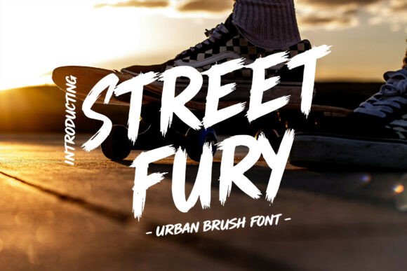 Unleashing Street Fury: A Brush Font with Urban Edge